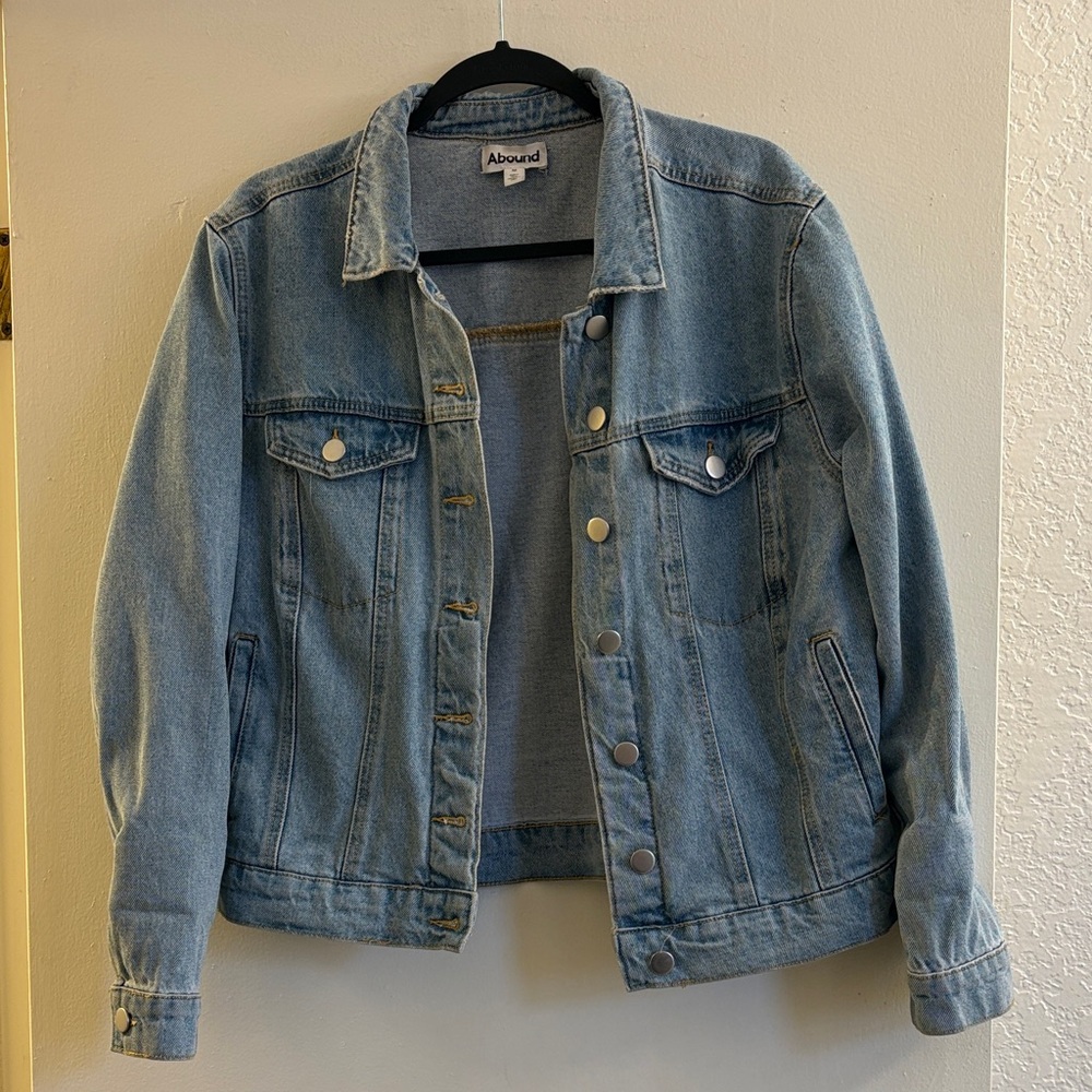 Abound Oversized Light Blue Denim Jacket